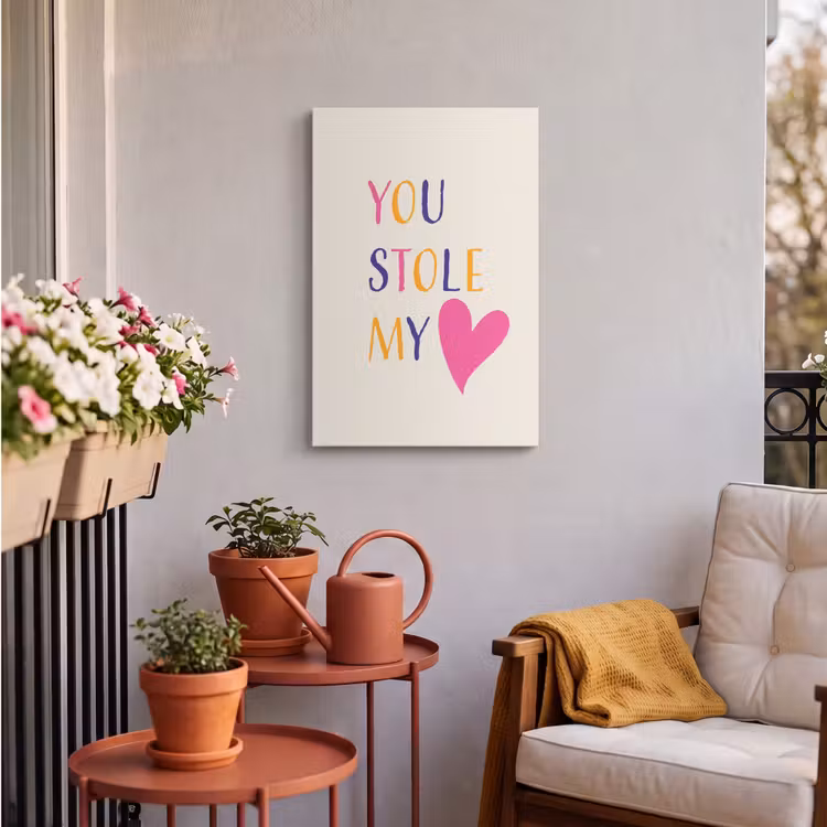 Buiten canvas - Hart - Valentijn - Tekst — 4
