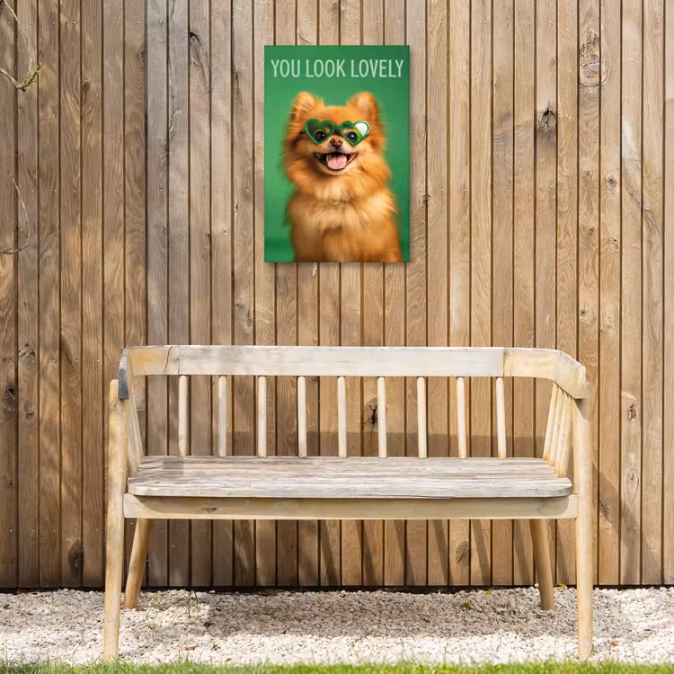 Buiten canvas - Hond - Zonnebril - Valentijn - Love — 3