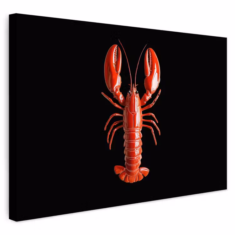 Buiten canvas - Kreeft - Glossier Rood - Zwart — 1