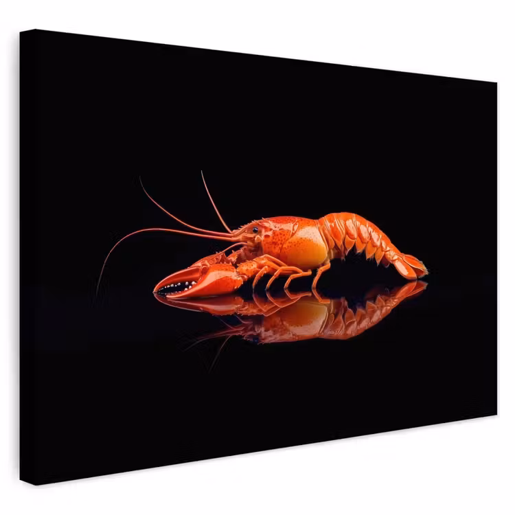 Buiten canvas - Kreeft - Oranje - Zwart - Opvallend — 1