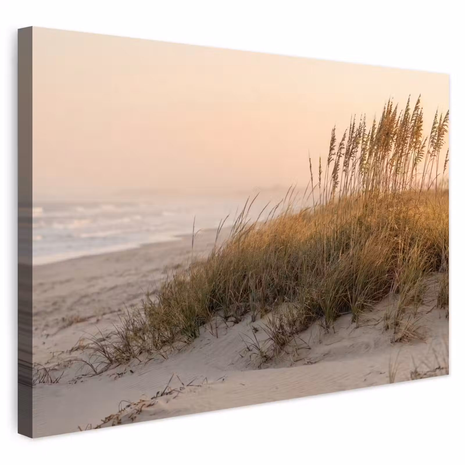 Buiten canvas - Duinlandschap - Zonsondergang - Strand — 1