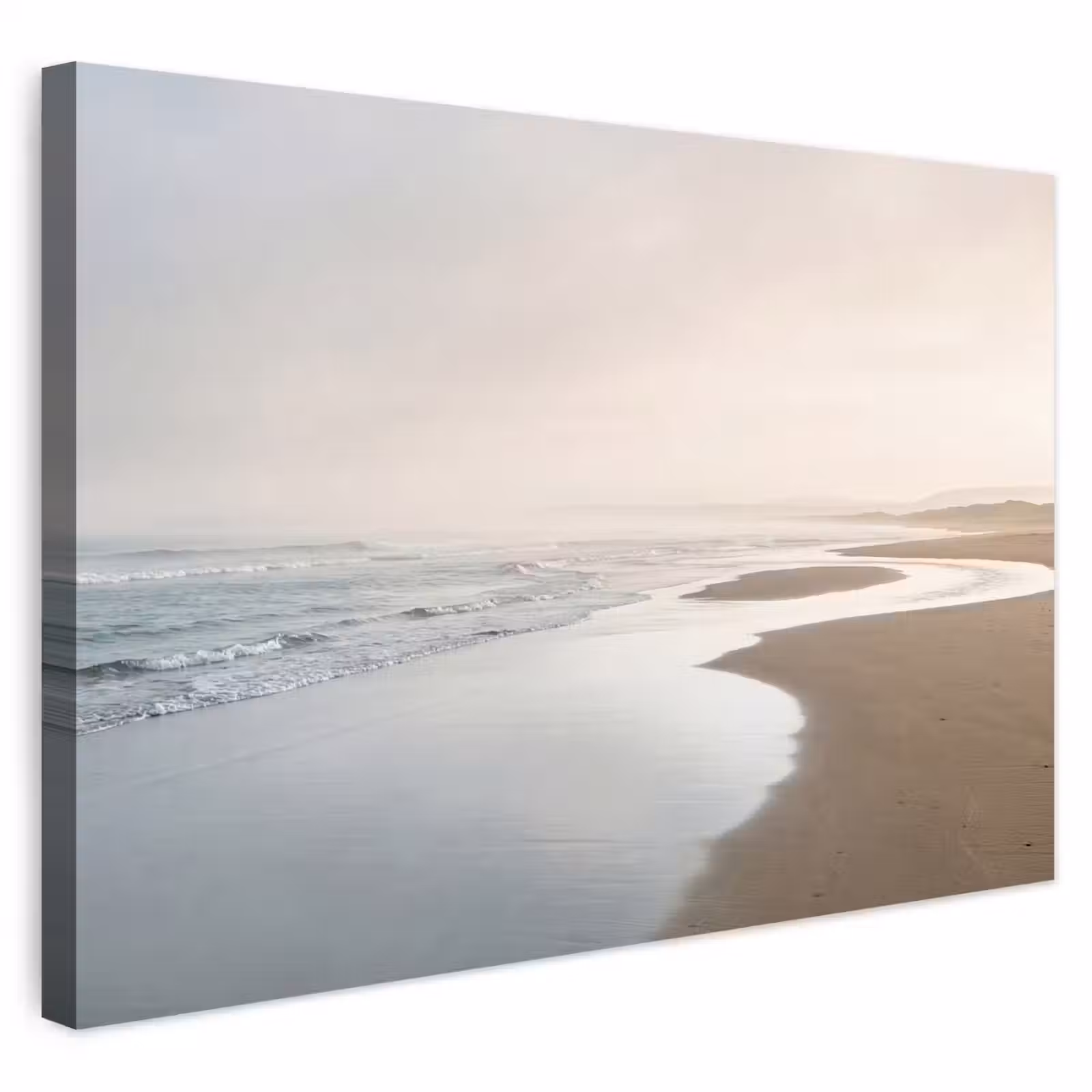 Buiten canvas - Kustlijn - Strand - Oceaan — 1