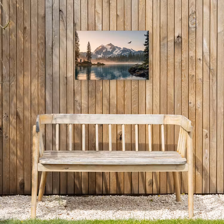 Buiten canvas - Bergen - Water - Bomen — 3
