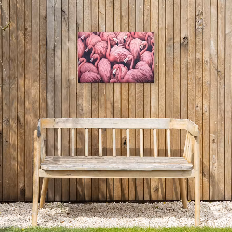 Buiten canvas - Flamingo - Roze - Dieren — 3