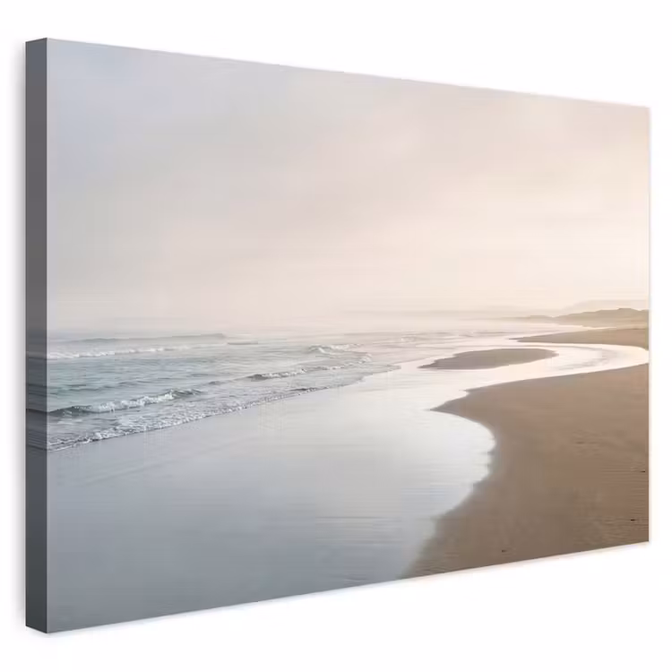 Buiten canvas - Kustlijn - Strand - Oceaan — 1