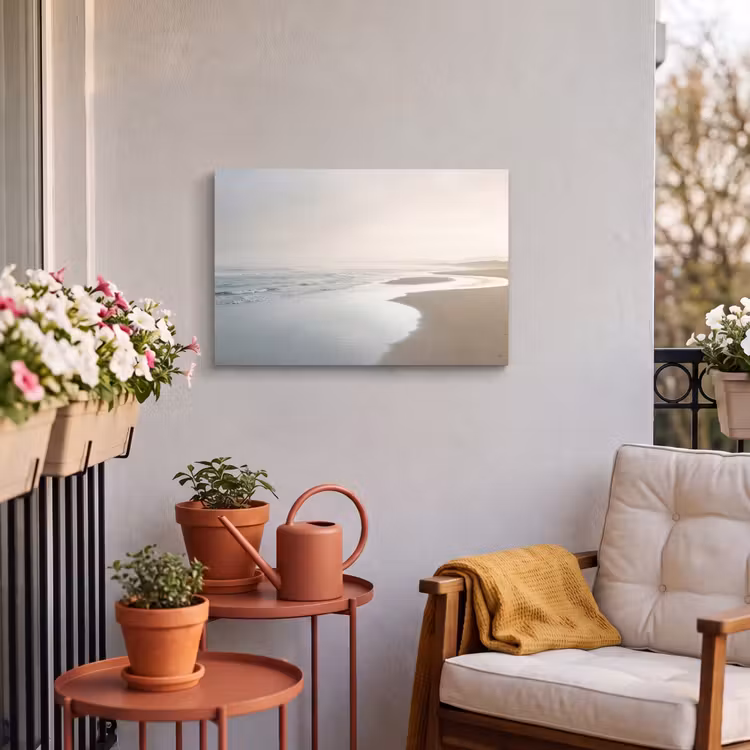Buiten canvas - Kustlijn - Strand - Oceaan — 4