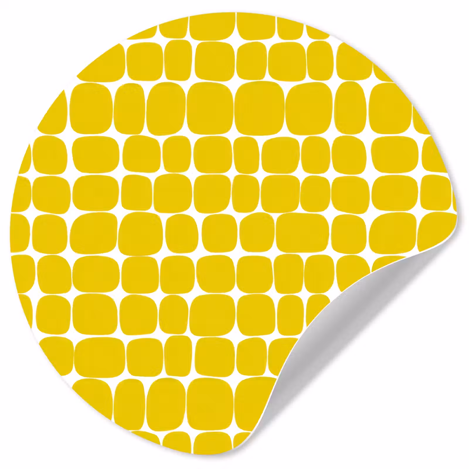 Behangcirkel - Stippen - Modern - Geel — 1