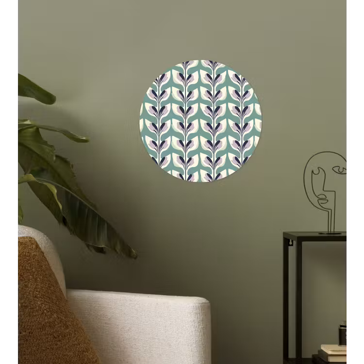 Behangcirkel - Retro - Modern - Groen — 3