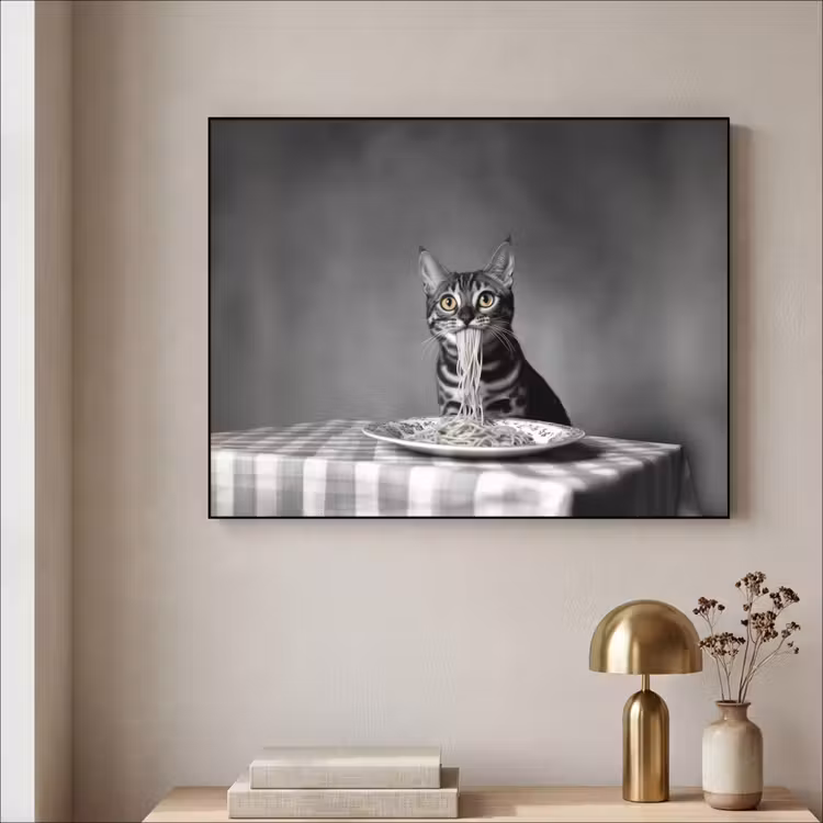 Art Frame - Bengaal - Kat - Tafelkleed - Zwart - Wit - Dier — 3