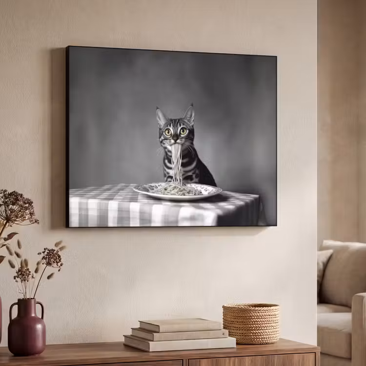 Art Frame - Bengaal - Kat - Tafelkleed - Zwart - Wit - Dier — 4