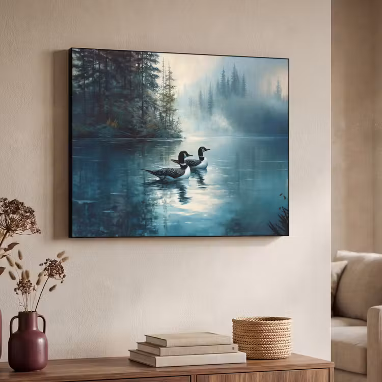 Art Frame - Bos - Water - Eenden - Mistig — 4