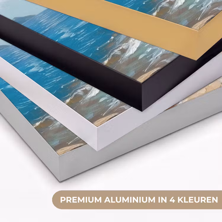 Art Frame - Boten - Rotsen - Zee - Zon — 5