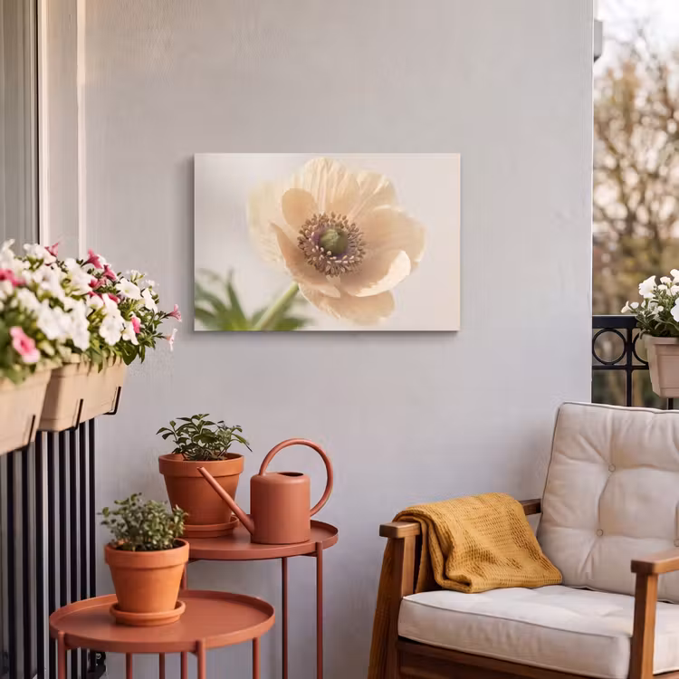 Buiten canvas - Bloem - Minimalistisch - Groen — 4