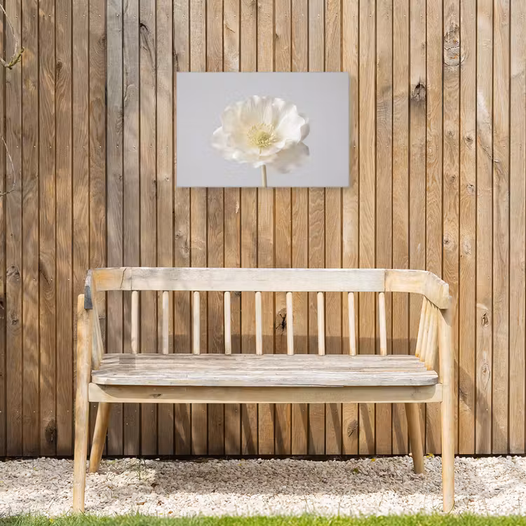 Buiten canvas - Bloem - Minimalistisch -Wit — 3