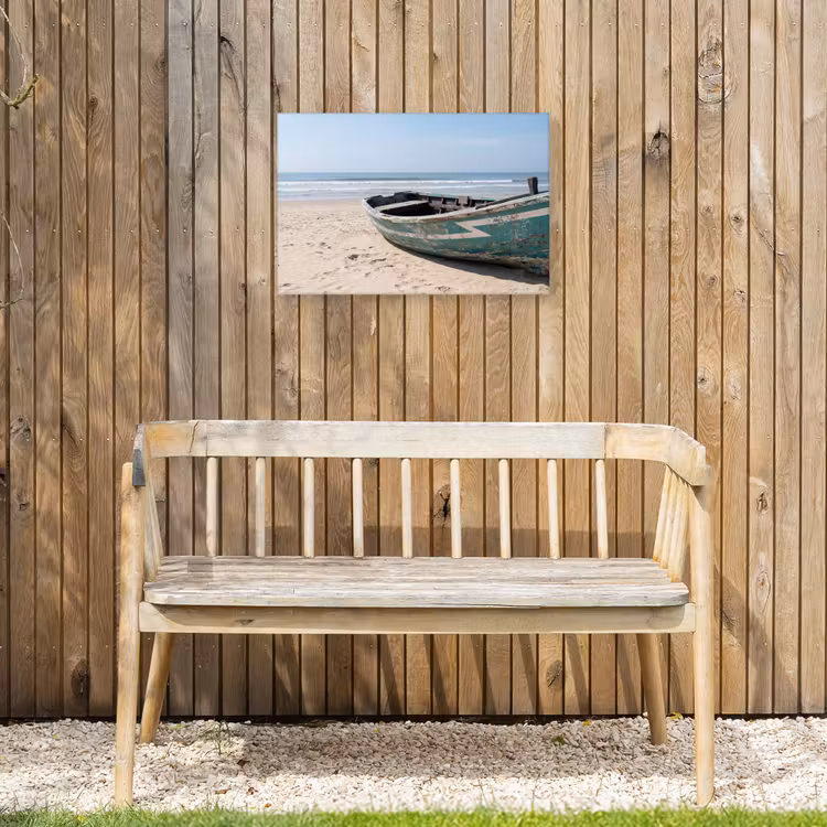 Buiten canvas - Boot - Zandstrand - Zee — 3