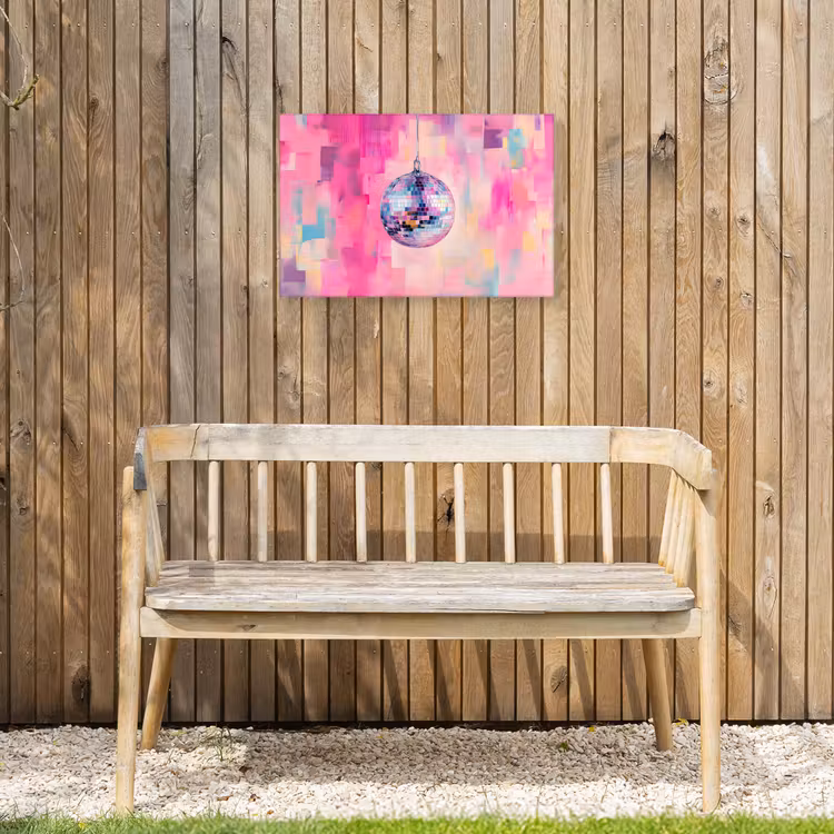 Buiten canvas - Discobal - Pink - Verf — 3