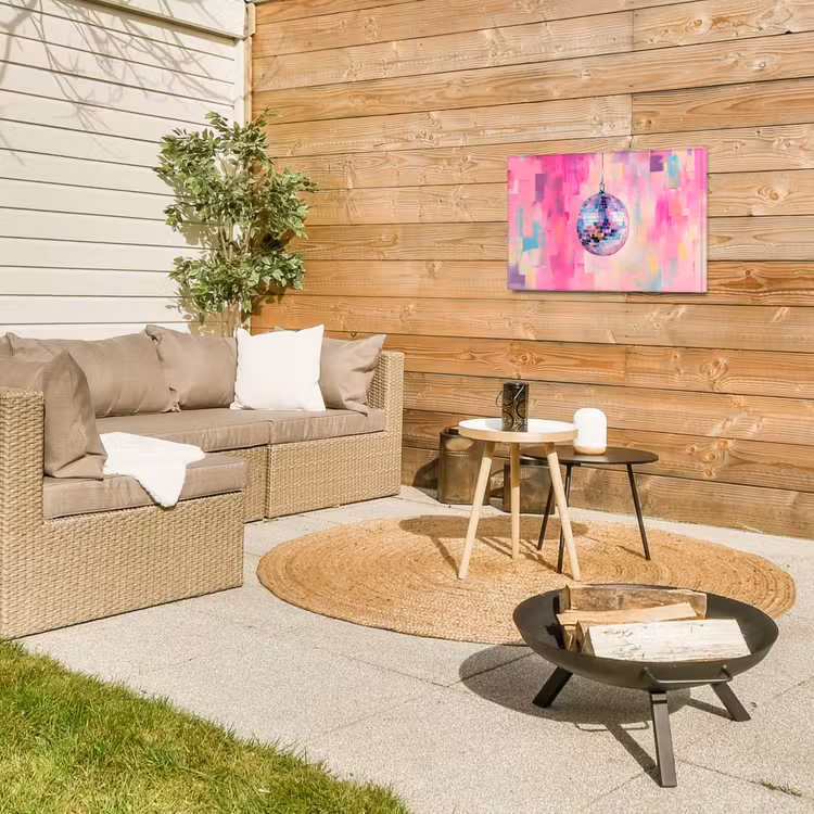 Buiten canvas - Discobal - Pink - Verf — 5