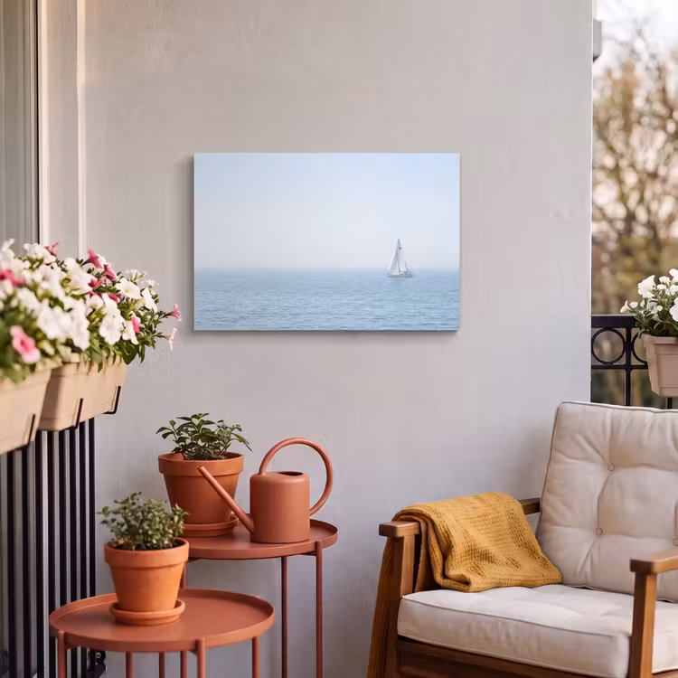 Buiten canvas - Horizon - Zeilboot - Zee — 4