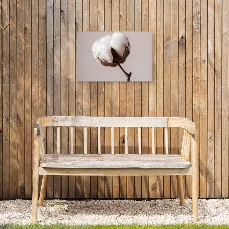 Buiten canvas - Katoenbol - Minimalistisch - Wit — 3