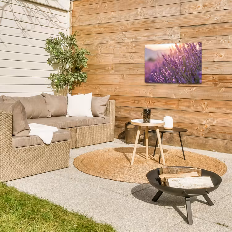 Buiten canvas - Lavendel - Paars - Zonlicht — 5