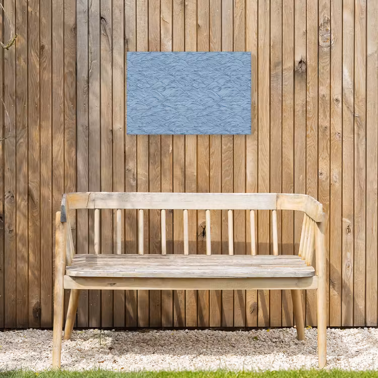 Buiten canvas - Golven - Ritmisch - Blauw — 3