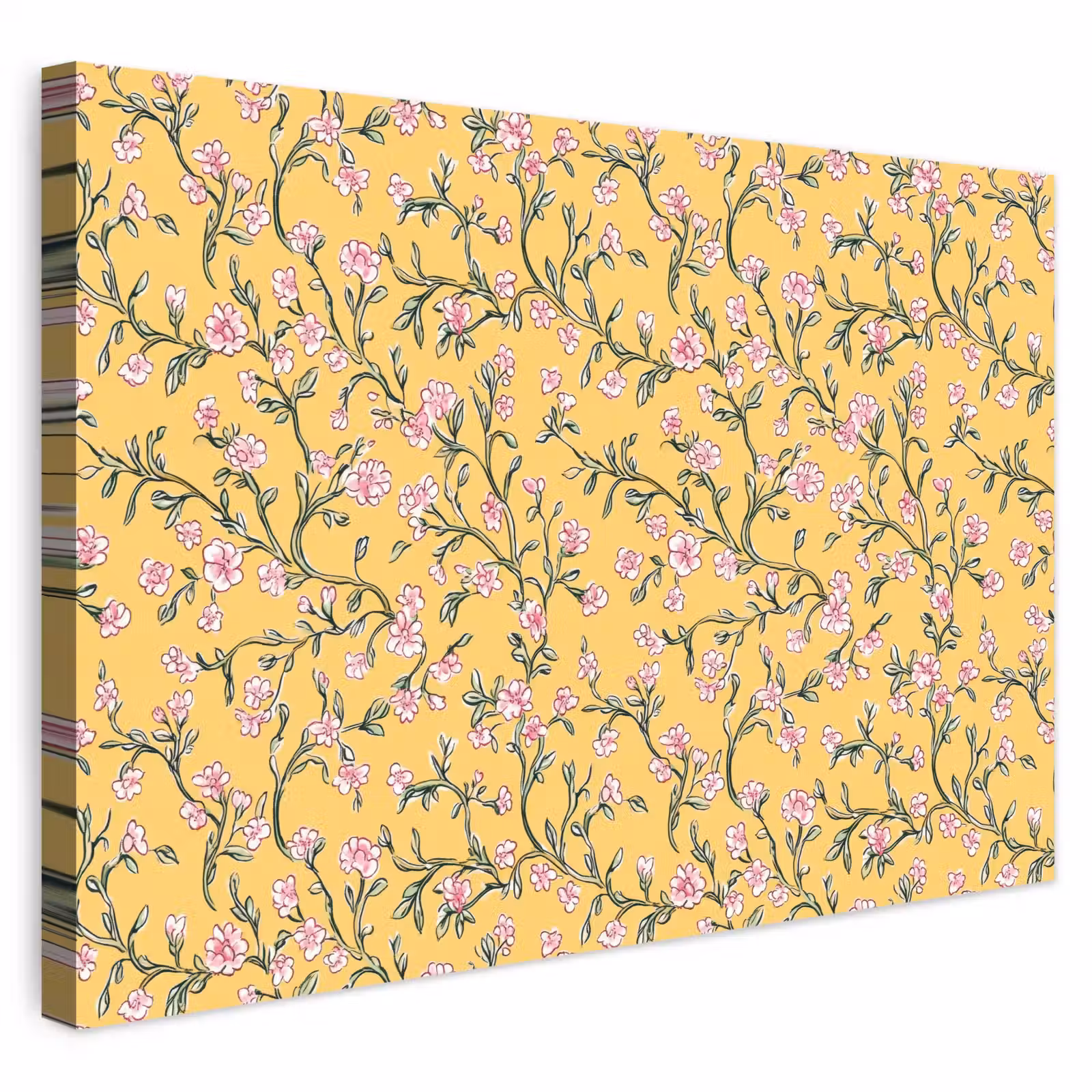 Buiten canvas - Bloemen - Motief - Geel — 1