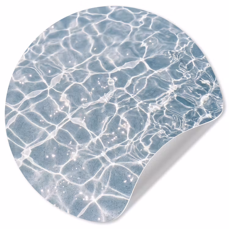 Behangcirkel - Water - Reflectie - Zonlicht — 1