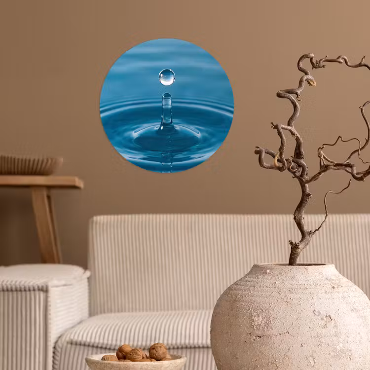 Behangcirkel - Waterdruppel - Water - Oppervlakte — 2