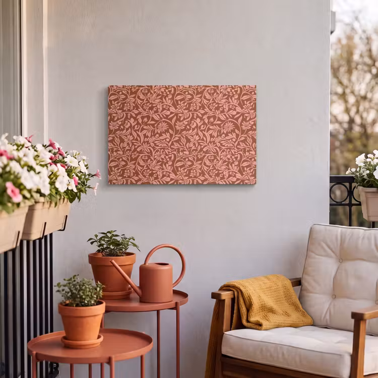 Buiten canvas - Bloemen - Print - Roze — 4