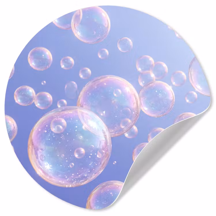 Behangcirkel - Pastel - Bubbels - Dromerig — 1