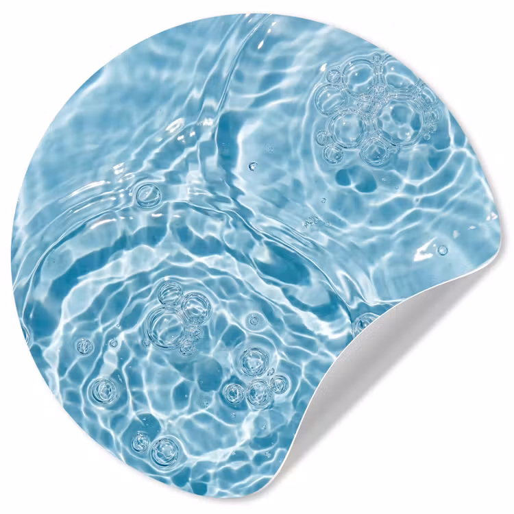 Behangcirkel - Water - Blauw - bubbels — 1