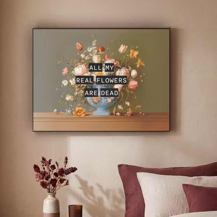 Art Frame - Bloem - Quote - Vintage - Art — 2