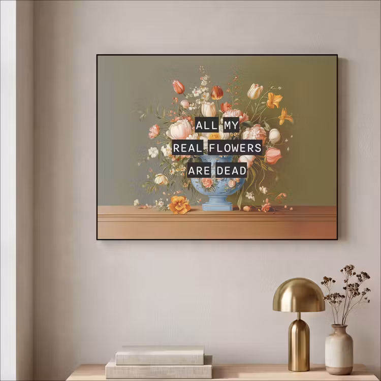 Art Frame - Bloem - Quote - Vintage - Art — 3