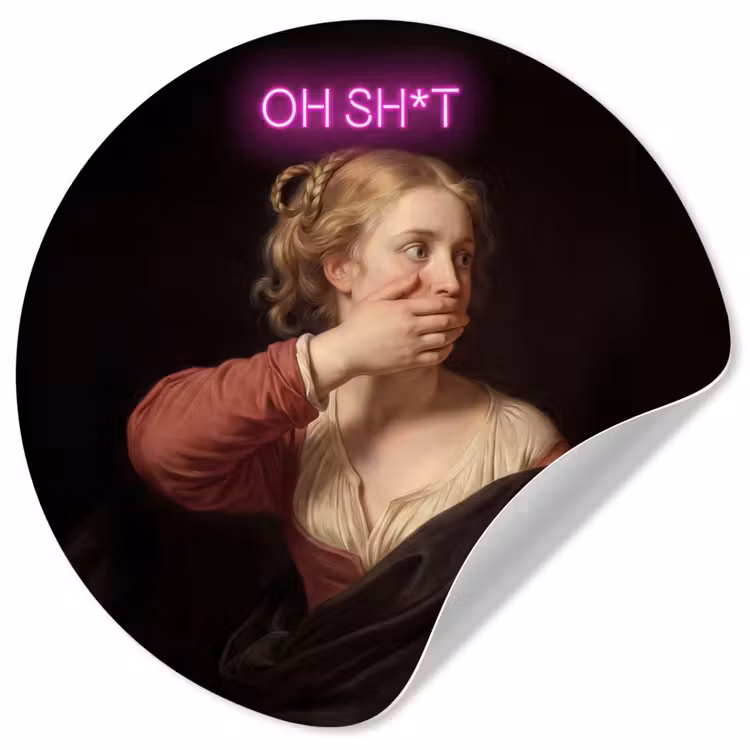 Behangcirkel - Quote - Neon - vrouw — 1
