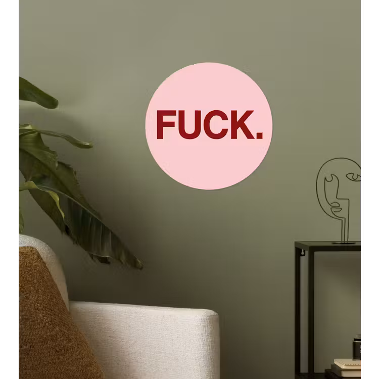Behangcirkel - Statement - Krachtig - Roze — 3