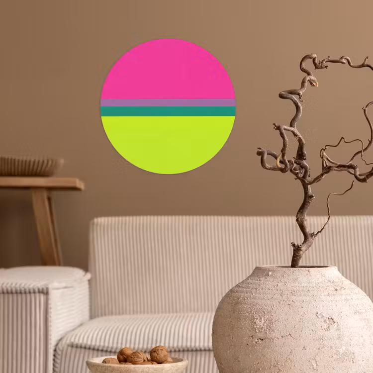 Behangcirkel - Strepen - Modern - Kleurrijk — 2