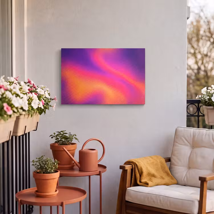 Buiten canvas - Abstract - Patroon - Kleurverloop — 4