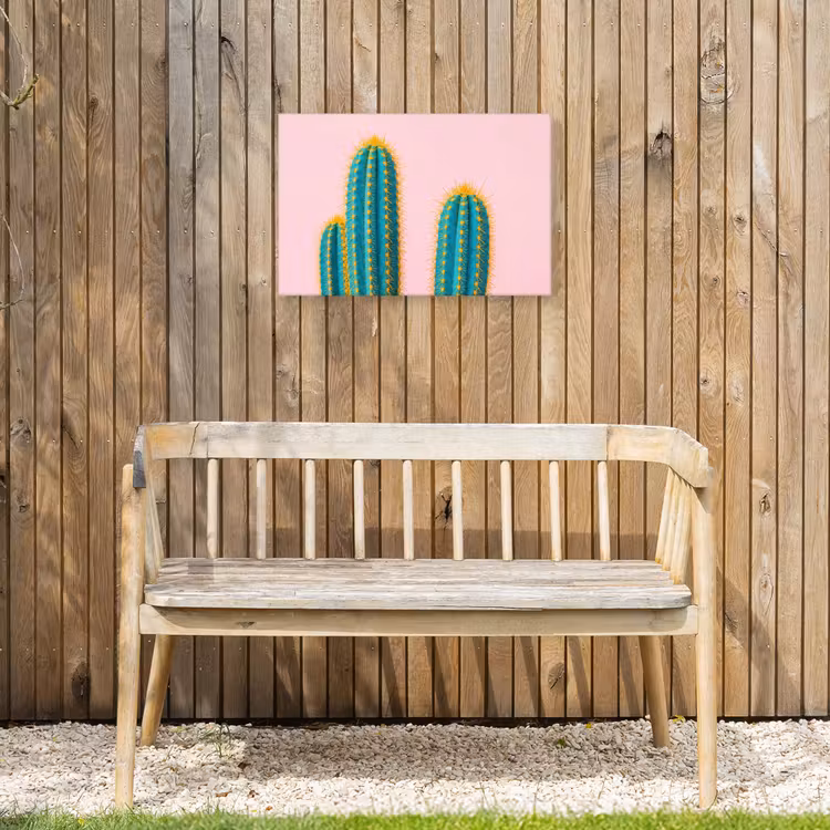 Buiten canvas - Cactussen - Modern - Pastel — 3