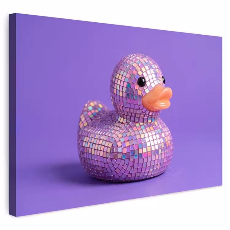 Buiten canvas - Disco - Eend - Paars — 1