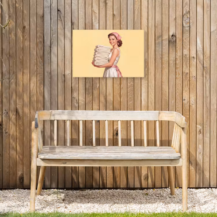 Buiten canvas - Handdoeken - Vrouw - Jurk - Roze — 3
