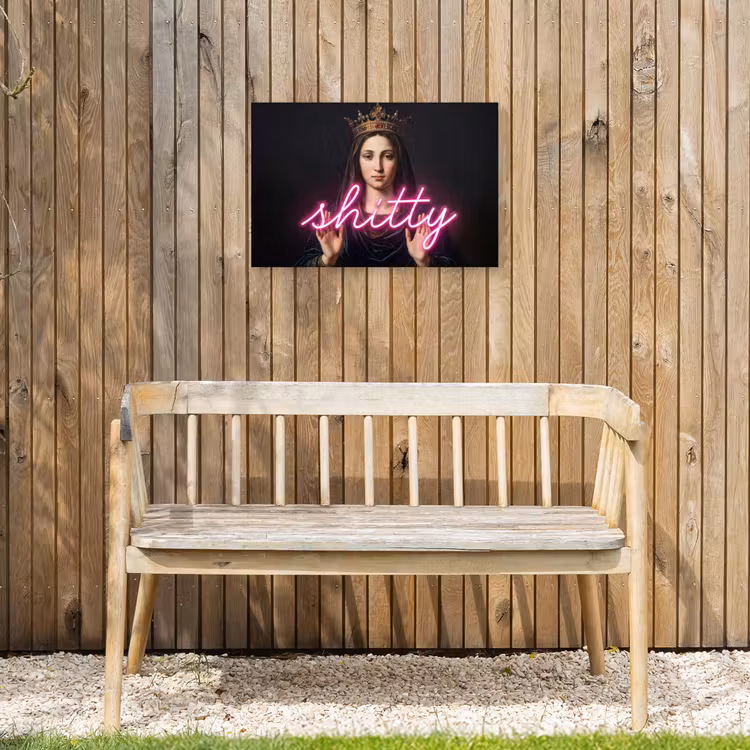 Buiten canvas - Ironisch - Tekst - Neon — 3