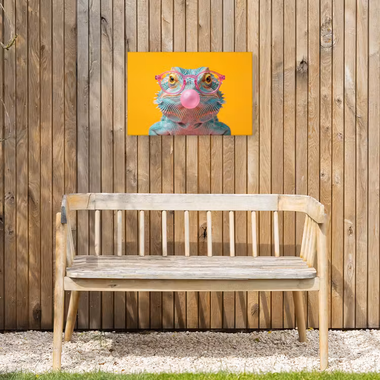 Buiten canvas - Kameleon - Kauwgom - Kleurrijk — 3