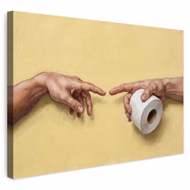 Buiten canvas - Klassiek - Kunst - Humor — 1
