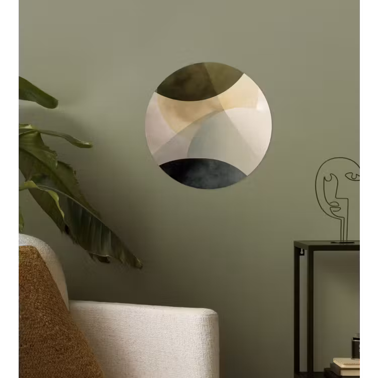 Behangcirkel - Vlakken - Abstract - Beige - Cirkels — 3