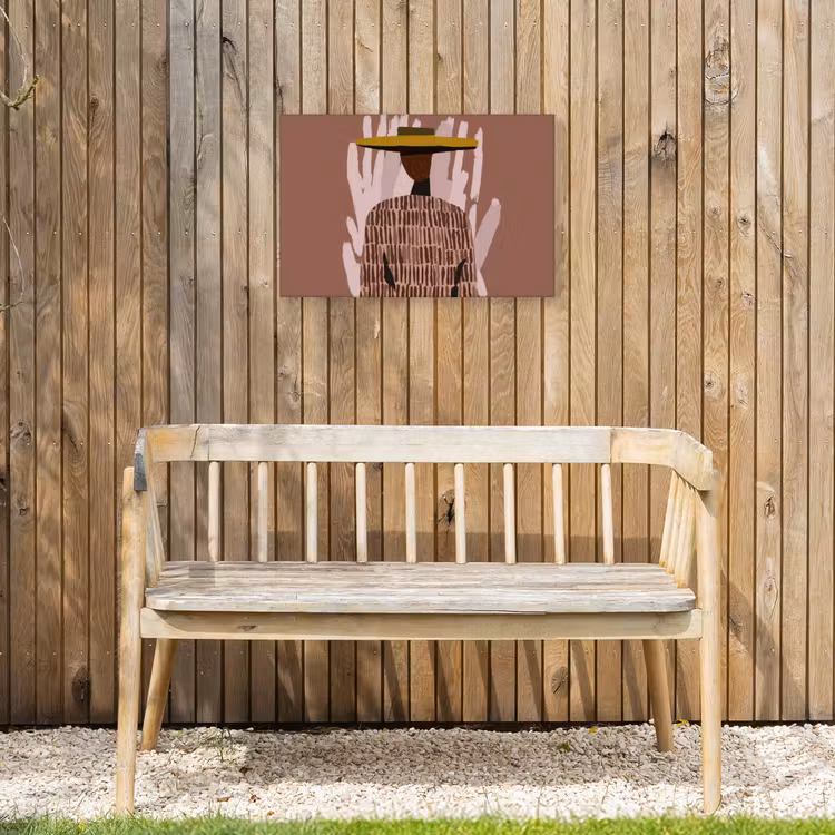 Buiten canvas - Abstract - Figuur - Illustratie - Hoed — 3