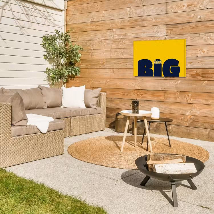 Buiten canvas - Geel - Think big - Grafisch — 5