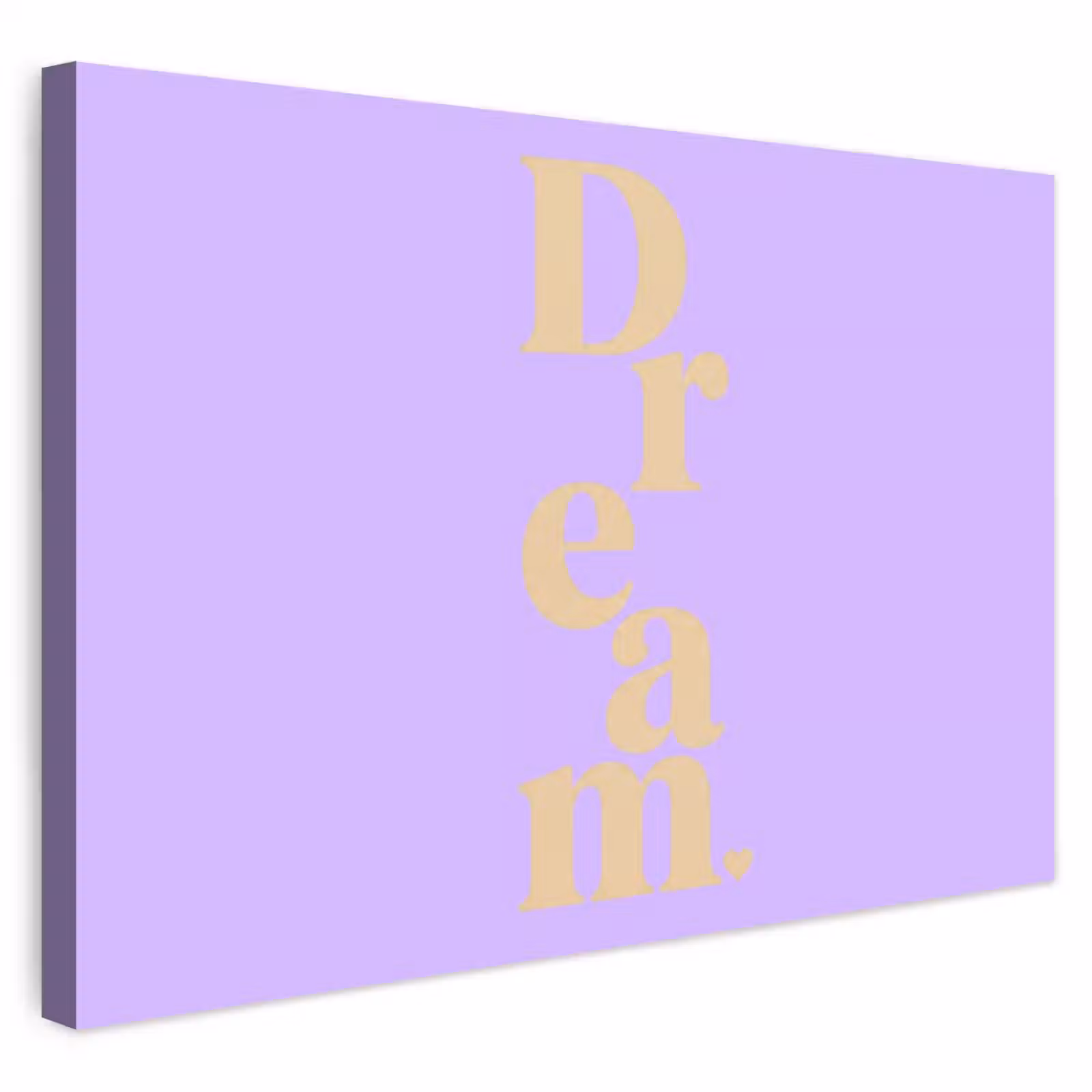 Buiten canvas - Dream - Paars - Typografisch — 1