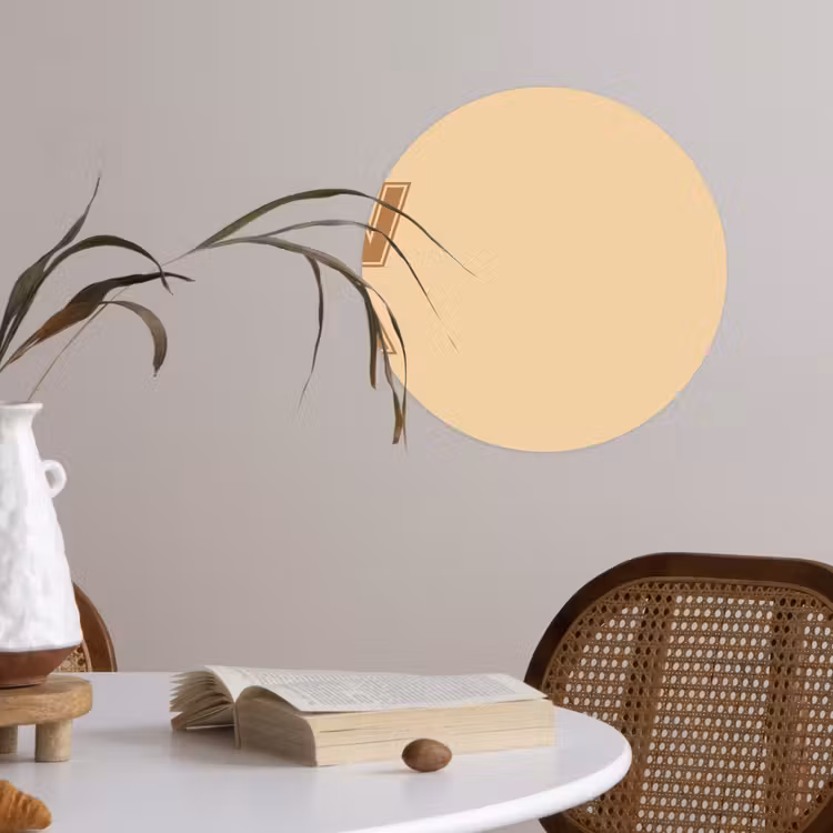 Behangcirkel - Swag - Bruin - Beige — 4