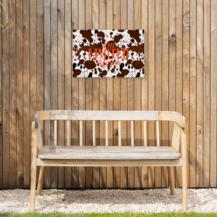 Buiten canvas - Koeienprint - Limited edition - Rood — 3