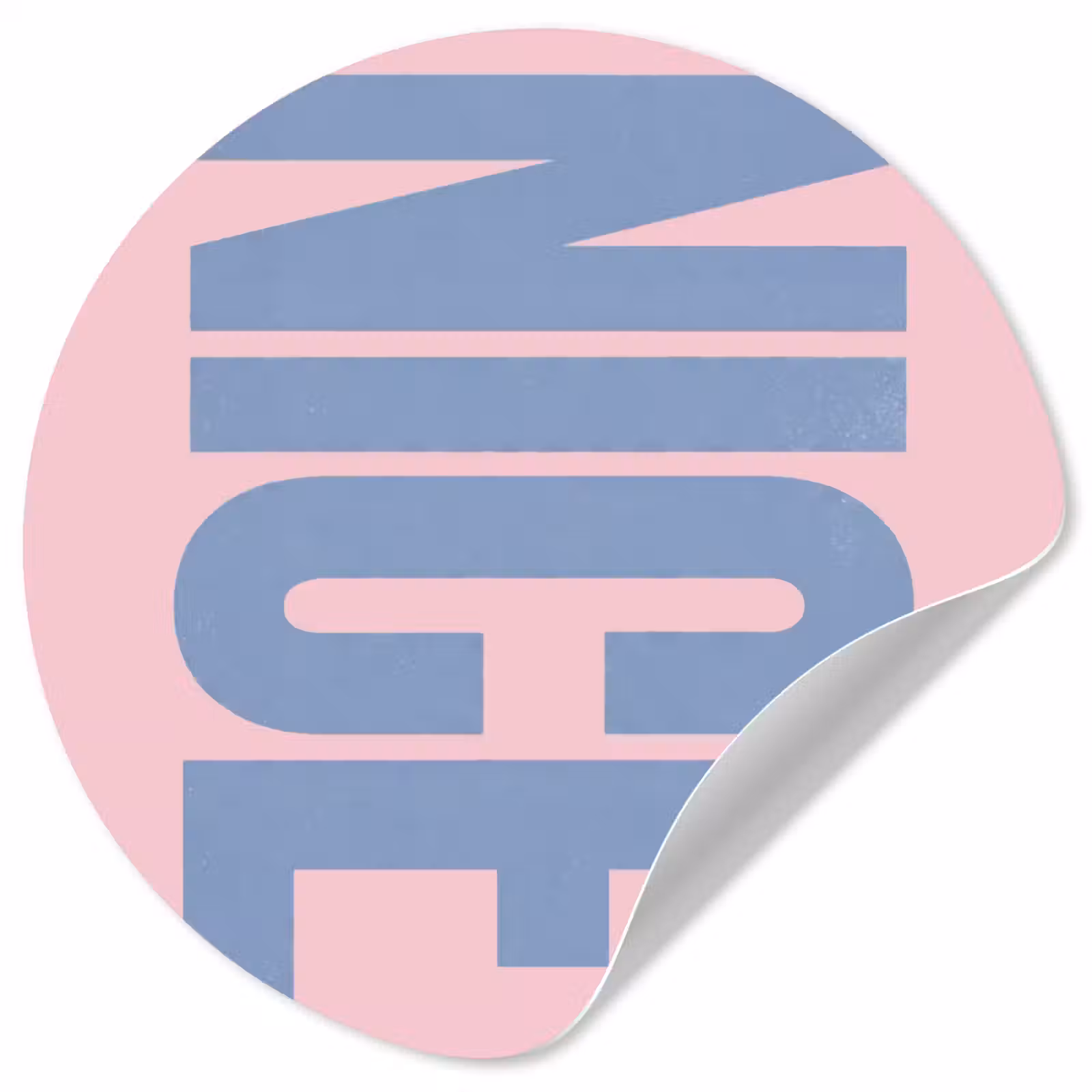 Behangcirkel - Nice - Paars - Roze — 1